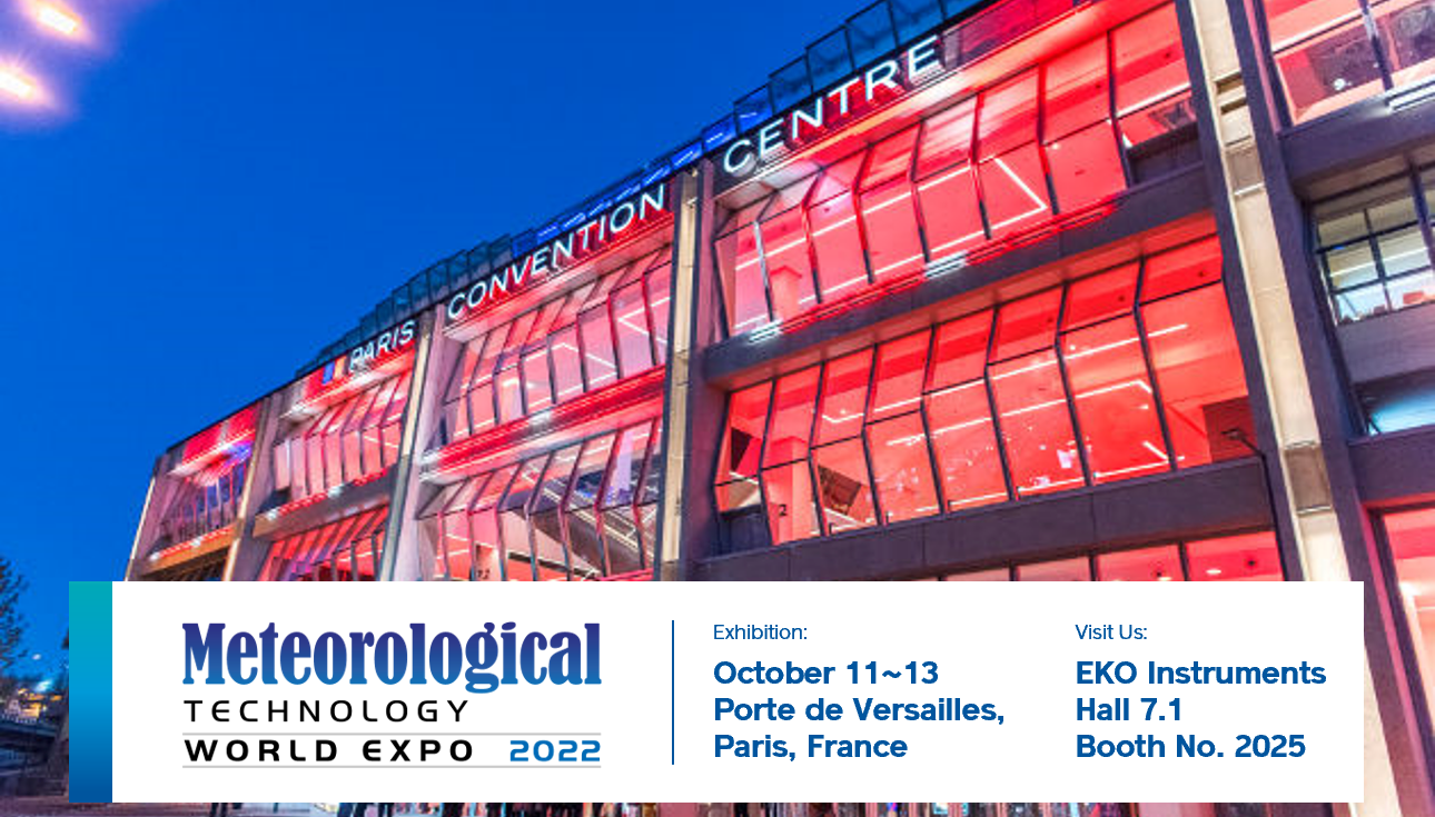 Meteorogical Technology Expo 2022 announcement EKO