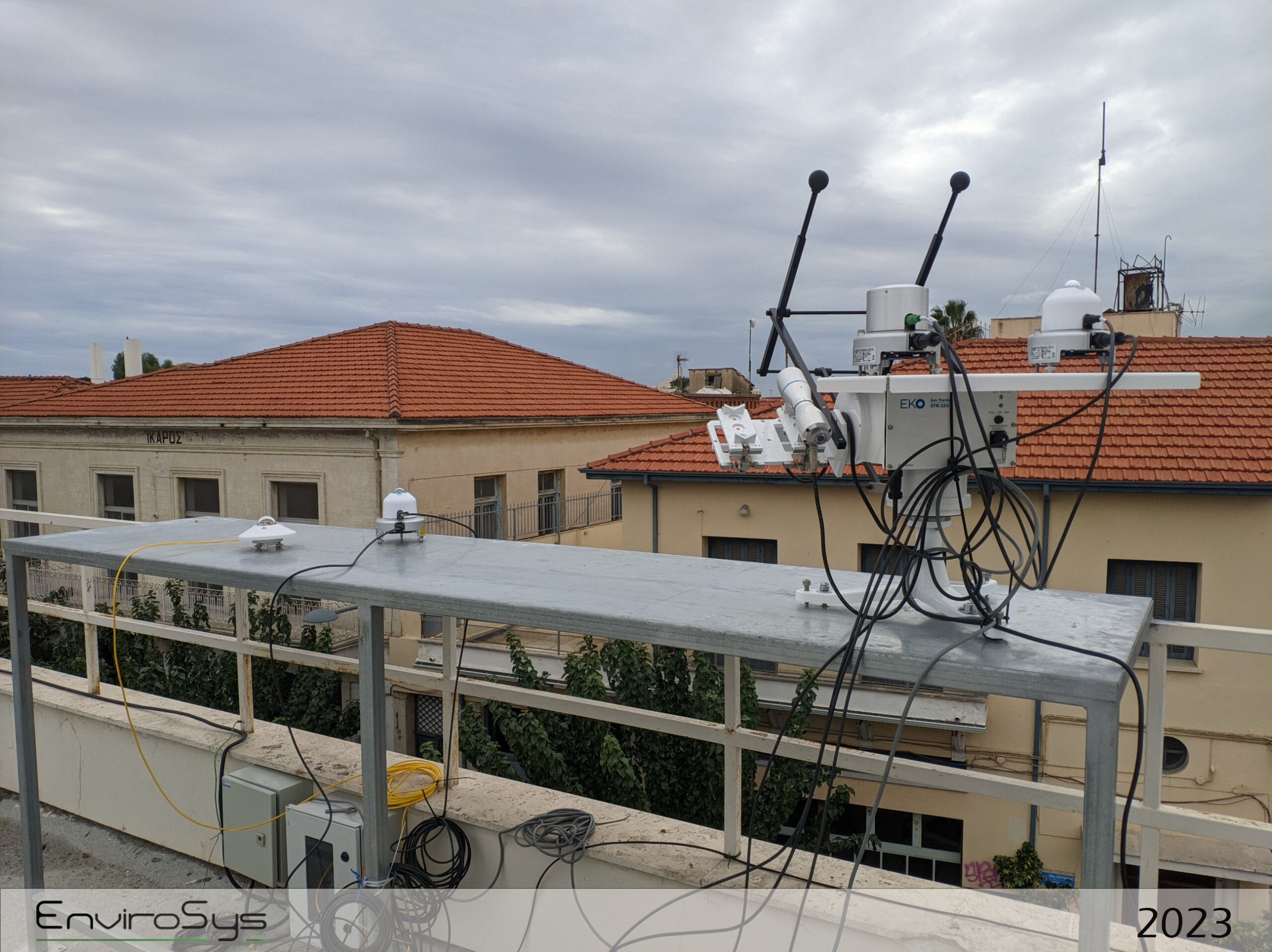 EKO integrated system for monitoring total, direct and diffuse radiation