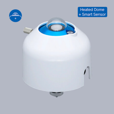 MS-80SH Pyranometer with heated dome and smart sensor for accurate solar irradiance measurement.